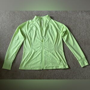 Women’s Tangerine zip up activewear jacket size large